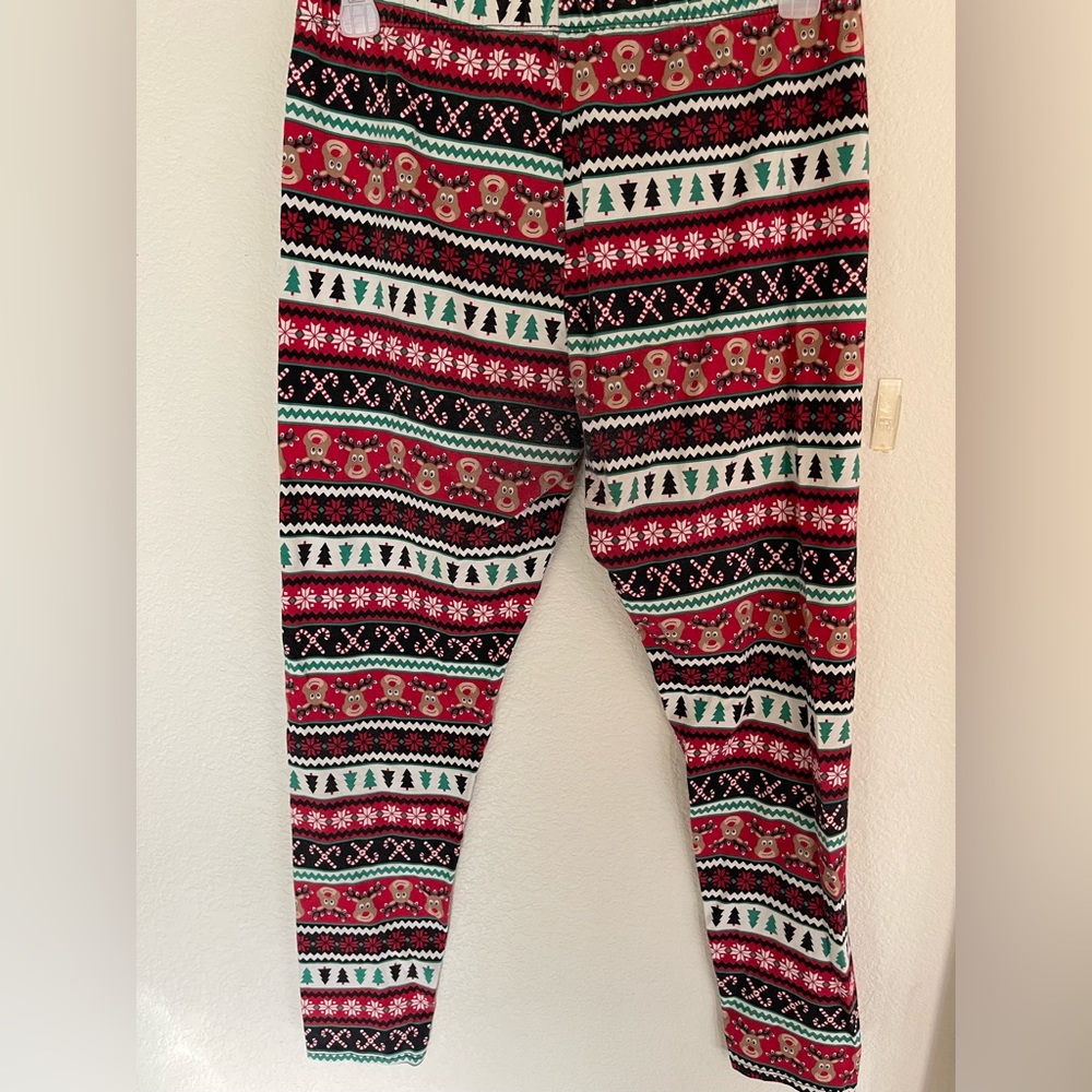 Christmas stretch pants